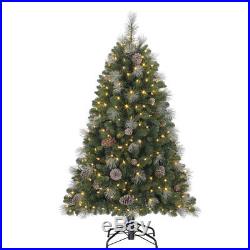 Evergreen Classics 5′ Lincoln Christmas Tree with Dual LED Lights and Stand