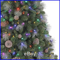 Evergreen Classics 5' Lincoln Christmas Tree with Dual LED Lights and Stand
