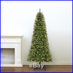 Evergreen Classics 7' Brighton Pre-Lit LED Artificial Fir Christmas Tree & Stand