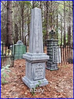 Evil Soul Studios Anna Bell Eternal Obelisk Tombstone Graveyard Halloween Prop