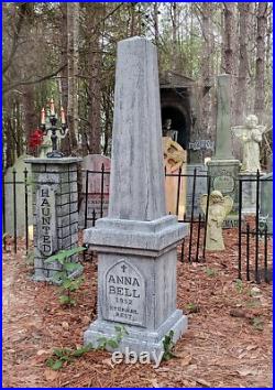 Evil Soul Studios Anna Bell Eternal Obelisk Tombstone Graveyard Halloween Prop