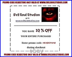 Evil Soul Studios Professional Life Size Father Arthur Keely Tombstone Halloween Evil Soul Studios Professional Life Size Father Arthur Keely Tombstone Halloween