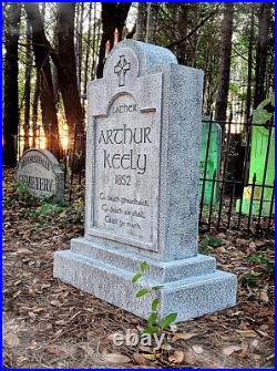 Evil Soul Studios Professional Life Size Father Arthur Keely Tombstone Halloween Evil Soul Studios Professional Life Size Father Arthur Keely Tombstone Halloween