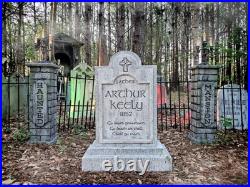 Evil Soul Studios Professional Life Size Father Arthur Keely Tombstone Halloween Evil Soul Studios Professional Life Size Father Arthur Keely Tombstone Halloween