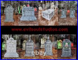 Evil Soul Studios Professional Life Size Father Arthur Keely Tombstone Halloween Evil Soul Studios Professional Life Size Father Arthur Keely Tombstone Halloween