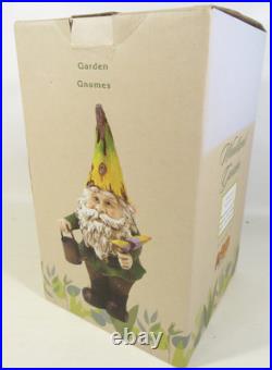 Exclusive RARE Cracker Barrel 10 Woodland Garden Gnome Statue Figurine NIB