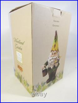 Exclusive RARE Cracker Barrel 10 Woodland Garden Gnome Statue Figurine NIB