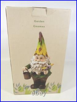 Exclusive RARE Cracker Barrel 10 Woodland Garden Gnome Statue Figurine NIB