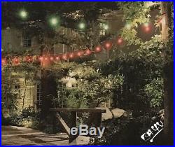 FEIT 48ft 14.6m 24 Bulb +2 Spare Colour Changing Outdoor Garden String Lights