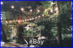 FEIT 48ft 14.6m 24 Bulb +2 Spare Colour Changing Outdoor Garden String Lights