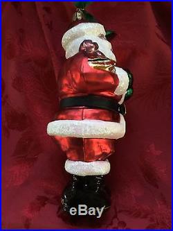 FLAWLESS Exquisite WATERFORD Glass Ltd Edition 1998 XXL SANTA Christmas Ornament