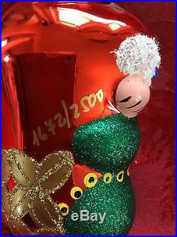 FLAWLESS Stunning WATERFORD Ltd Edition NORTH POLE SANTA Christmas Ornament