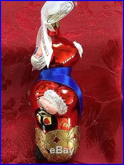 FLAWLESS Stunning WATERFORD Ltd Edition NORTH POLE SANTA Christmas Ornament