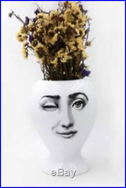 FORNASETTI Flower Vase Italy Design Ceramic Storage, Perfect For Christmas Gift