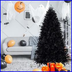 FREE SHIPPING? Christmas Tree, 8 Ft Hinged, 2486 Branch Tips, Blue Lights