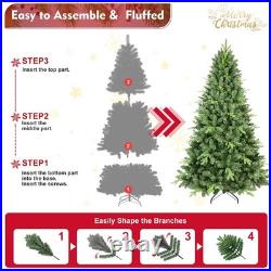 FREE SHIPPING? Christmas Tree, Hinged, 7.5 ft, 1223 Branches & Memory Wire FREE SHIPPING? Christmas Tree, Hinged, 7.5 ft, 1223 Branches & Memory Wire