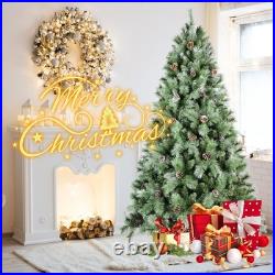 FREE SHIPPING? Christmas Tree, Hinged, 7 ft, 1348 Branches, & Pinecones