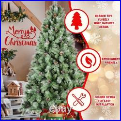 FREE SHIPPING? Christmas Tree, Hinged, 7 ft, 1348 Branches, & Pinecones