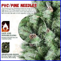 FREE SHIPPING? Christmas Tree, Hinged, 7 ft, 1348 Branches, & Pinecones