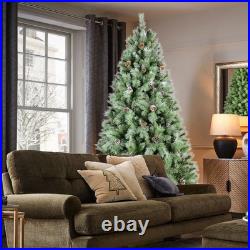 FREE SHIPPING? Christmas Tree, Hinged, 7 ft, 1348 Branches, & Pinecones