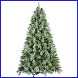 FREE SHIPPING? Christmas Tree, Hinged, 7 ft, 1348 Branches, & Pinecones