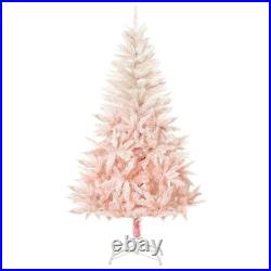 FREE SHIPPING? Pink Christmas Tree, 6 Ft, Hinged, Unlit, 1000 Branches FREE SHIPPING? Pink Christmas Tree, 6 Ft, Hinged, Unlit, 1000 Branches