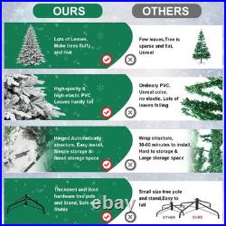FREE SHIPPING? White Christmas Tree, 5 Ft, Hinged, 1419 Branches, Steel Wire FREE SHIPPING? White Christmas Tree, 5 Ft, Hinged, 1419 Branches, Steel Wire