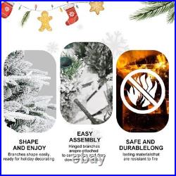 FREE SHIPPING? White Christmas Tree, 5 Ft, Hinged, 1419 Branches, Steel Wire FREE SHIPPING? White Christmas Tree, 5 Ft, Hinged, 1419 Branches, Steel Wire