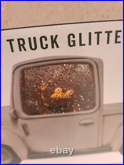 FROG IN TRUCK GLITTER GLOBE New In Box CRACKER BARREL EXCLUSIVE Indoor Use Only