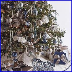 Frontgate French Blue And Linen 60-pc. Ornament Collection