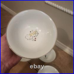 FULL SET OF 8 Pottery Barn Reindeer Soup Salad Cereal Dessert Bowls Christmas FULL SET OF 8 Pottery Barn Reindeer Soup Salad Cereal Dessert Bowls Christmas