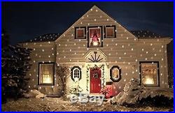 Falling Snow Flakes Light Projector Led Flurries Outdoor Christmas Show Decor