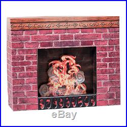 Fancy Fireplace Party Holiday Work School Home church Decoration Cardboard