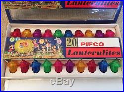 Fantastic Vintage 1960's Pifco 20 Lanternlites Christmas Lights