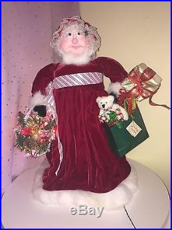 Fantasy Creations by Antoinette DiGregorio Santa Claus Woman Doll/Figurine