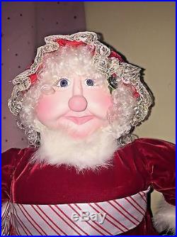 Fantasy Creations by Antoinette DiGregorio Santa Claus Woman Doll/Figurine