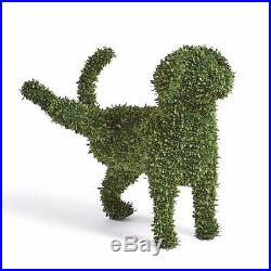 Faux Boxwood dog Mr. Peabody from GrandinRoad