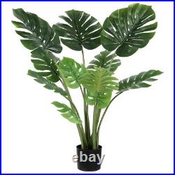 Faux Monstera 43 Potted Tree, Green