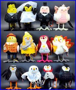 Featherly Friends Set 12 Birds Hyde & EEK 2023 Fall Halloween Target Exclusive