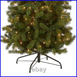 Feel Real' Pre-lit Artificial Christmas Tree Includes Pre-strung White Lig