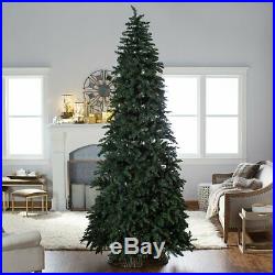Finley Home 10 ft. Classic Pine Clear Pre-Lit Slim Christmas Tree, Green