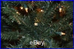 Finley Home 7.5' Classic Pine Clear Pre-lit Slim Christmas Tree
