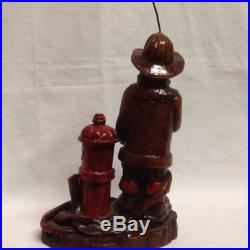Firefighter with fire hydrant candle figure by GSC@