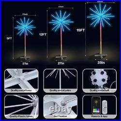 Fireworks Led Lights Outdoor, 9 FT 270 LED Firework Lights Smart Color Chang