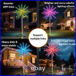 Fireworks Led Lights Outdoor, 9 FT 270 LED Firework Lights Smart Color Chang