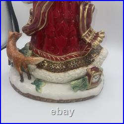 Fitz & Floyd Renaissance Holiday Santa Figurine Hand Crafted 19 2017