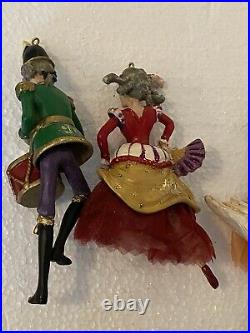 Fitz and Floyd 12 Days of Christmas Ornaments COMPLETE Set X-MAS