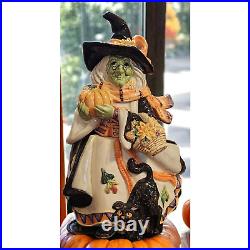 Fitz and Floyd HALLOWEEN HARVEST WITCH Vintage/Discontinued