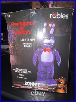 Five Nights at Freddy's Bonnie LED Inflatable Animated Head Moves Prop FNAF Five Nights at Freddy's Bonnie LED Inflatable Animated Head Moves Prop FNAF