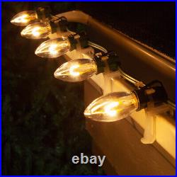 FlexFilament C9 LED Outdoor Shatterproof Vintage Edison Christmas String Lights